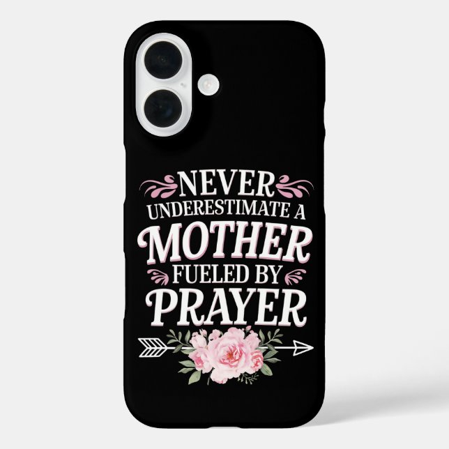 Funda iPhone 16 Nunca Subestimes A Una Madre Alimentada Por La Ora (Reverso )