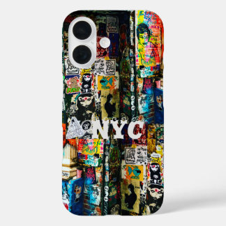 Funda iPhone 16 NYC Graffiti Diseño gráfico Estuche para iPhone