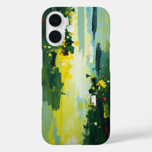 Funda iPhone 16 Oasis verde: Un escape sereno