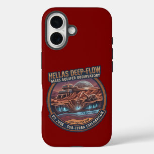 Funda iPhone 16 Observatorio Hellas Deep-Flow del Acuífero de Mart