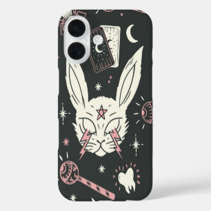 Funda iPhone 16 Occult Bunny Power Spooky Witchcore