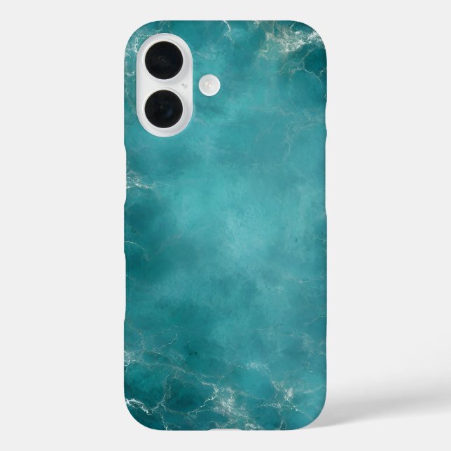 Funda iPhone 16 Océano Verde Teal (Reverso )
