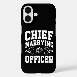 Funda iPhone 16 Oficial Jefe de Matrimonios - Diseños de Oficiante