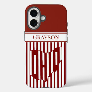 Funda iPhone 16 Ohio Red Stripe