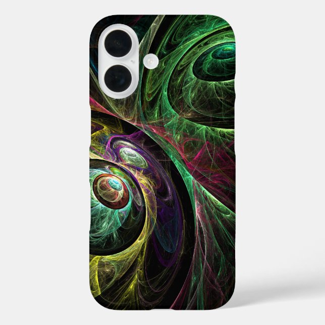 Funda iPhone 16 Ojo a ojo Resumen arte (Reverso )