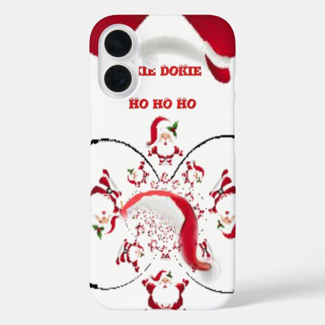 Funda iPhone 16 ¡Oki Dokie Santa! (Reverso )