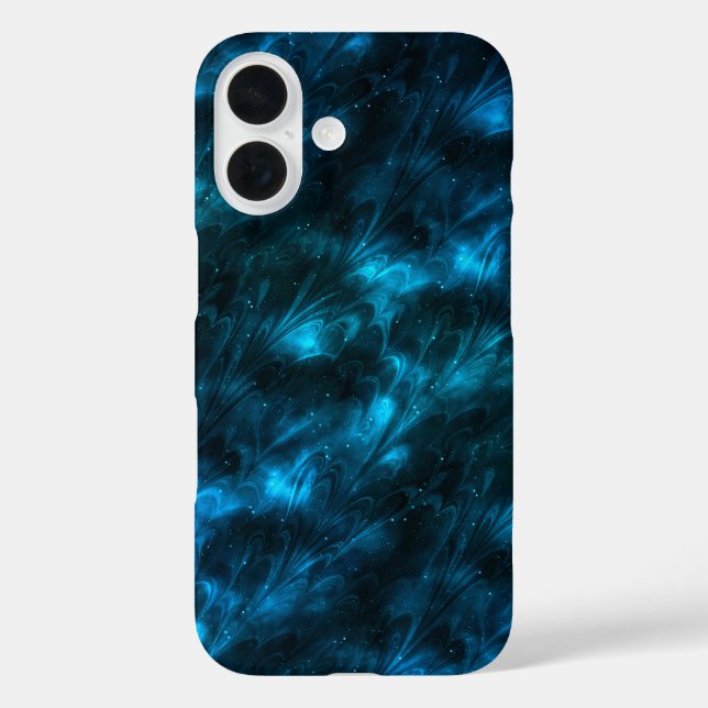 Funda iPhone 16 Ola Azul Oscuro (Reverso )