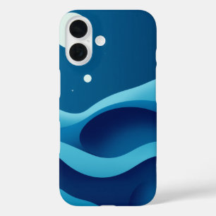Funda iPhone 16 Olas celestes: Un resumen de ensueño
