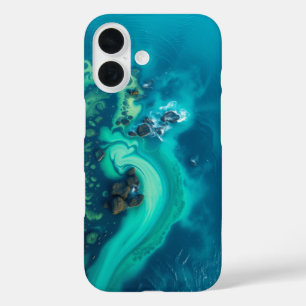Funda iPhone 16 Olas de tranquilidad: Una vista tranquila