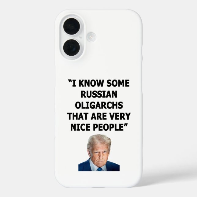 Funda iPhone 16 Oligarcas (Reverso )