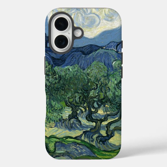 Funda iPhone 16 Olivos por Van Gogh Pintura Art (Reverso )