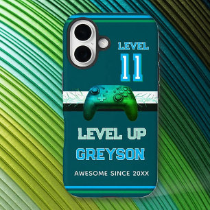 Funda iPhone 16 ¡Once! Cumpleaños perfecto de 11 años
