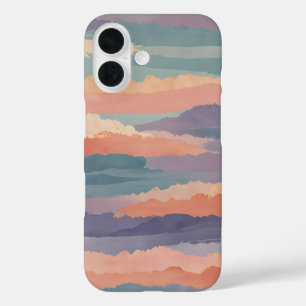 Funda iPhone 16 Ondas horizontales suaves