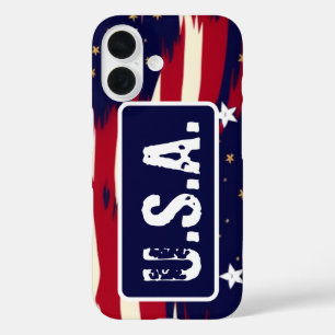 Funda iPhone 16 Ondas patrióticas