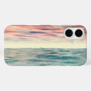 Funda iPhone 16 Ondas turquesas