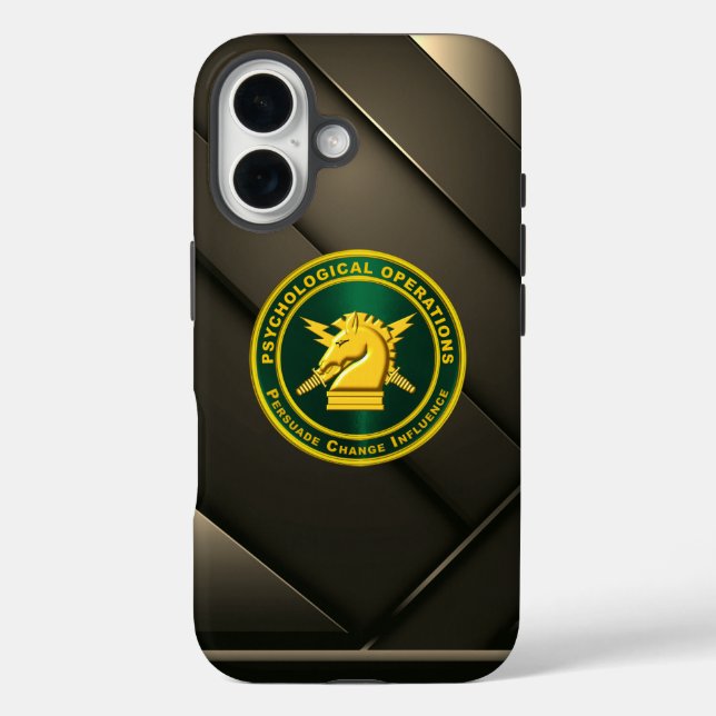 Funda iPhone 16 Operaciones Psicológicas PSYOPS  (Reverso )