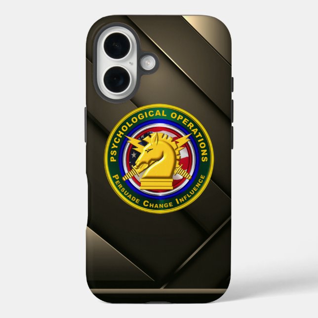 Funda iPhone 16 Operaciones Psicológicas PSYOPS  (Reverso )