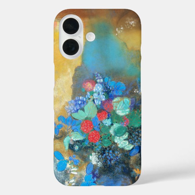 Funda iPhone 16 Ophelia entre las flores | Odilon Redon (Reverso )