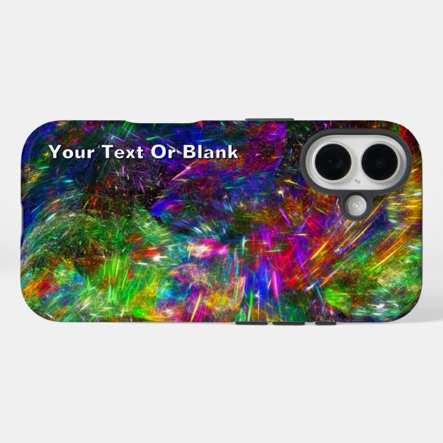 Funda iPhone 16 Óptico radiante (Reverso (Horizontal))