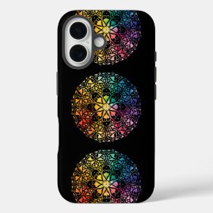 Funda iPhone 16 Orgullo arcoiris de la ventana gótica