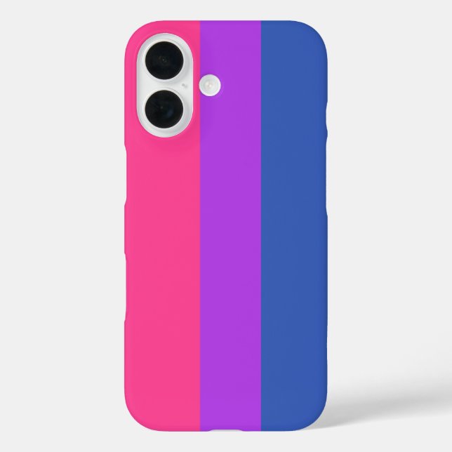 Funda iPhone 16 Orgullo Bisexual (Reverso )