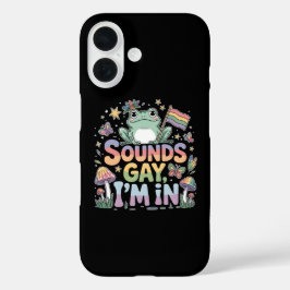 Funda iPhone 16 Orgullo LGBT suena gay en el que estoy