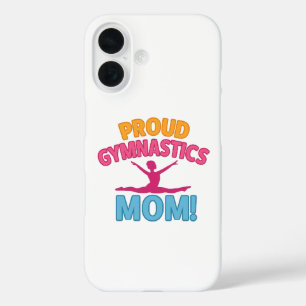 Funda iPhone 16 Orgullosa madre de gimnasia