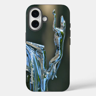 Funda iPhone 16 Ornamento de la hood de Greyhound