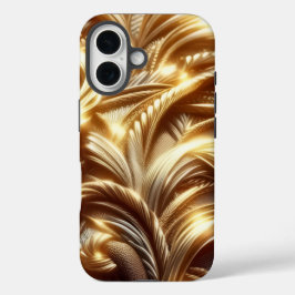 Funda iPhone 16 Oro Entrelazado