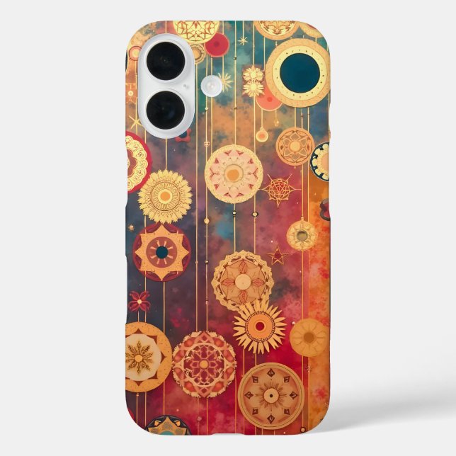 Funda iPhone 16 Oro suspendido (Reverso )