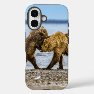 Funda iPhone 16 Osos marrones costeros