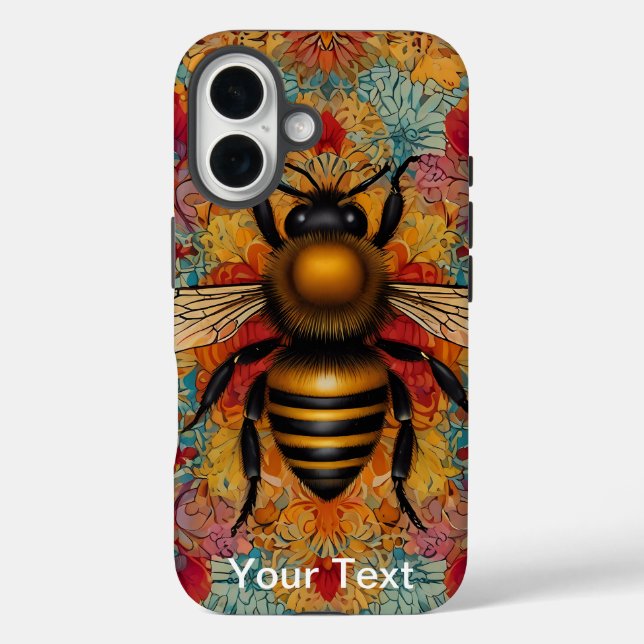 Funda iPhone 16 OtterBox Bee Patten Design (Reverso )