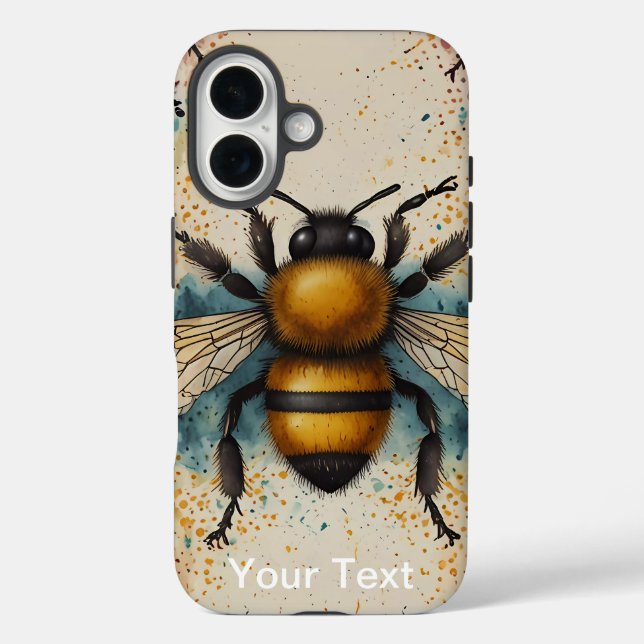 Funda iPhone 16 OtterBox Bee Patten Design (Reverso )