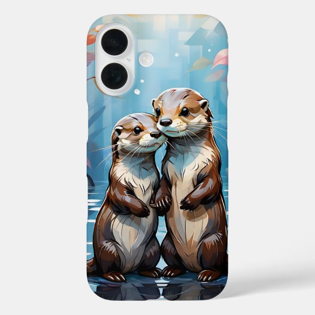 Funda iPhone 16 Otters (Reverso )