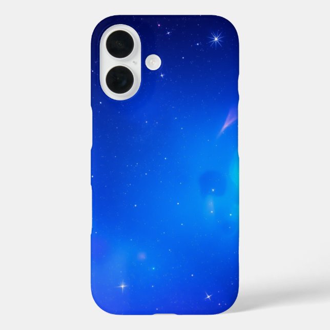 Funda iPhone 16 Paisaje Cósmico: Un viaje a través de la galaxia (Reverso )