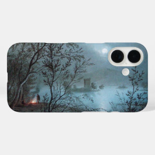 FUNDA iPhone 16 PAISAJE DE NOCTURNA ROMÁNTICA EN AZUL