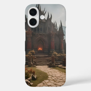 Funda iPhone 16 Paisaje del castillo medieval