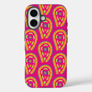 Funda iPhone 16 Paisley Colorido