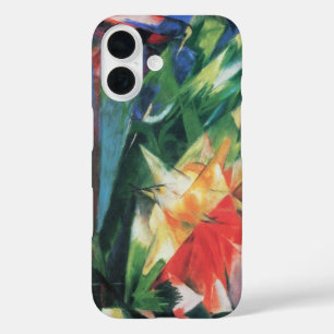 Funda iPhone 16 Pájaros (Vogel) por Franz Marc, Arte Cubista Vinta
