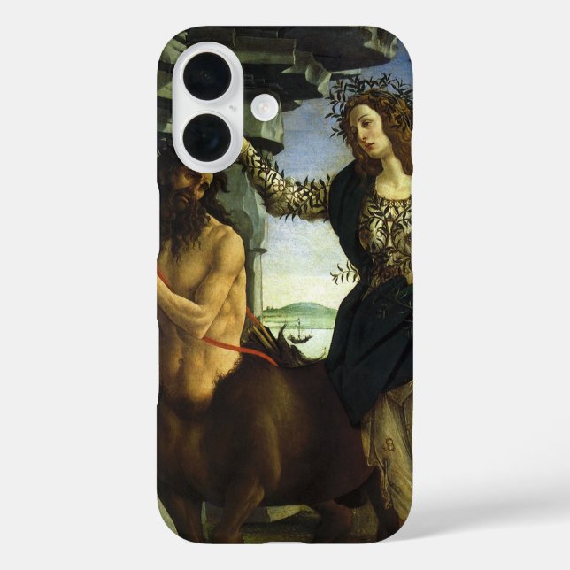Funda iPhone 16 Pallas (Minerva) y Centaur de Sandro Botticelli (Reverso )
