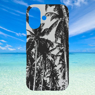 Funda iPhone 16 Palmeras Tropicales Silueteadas