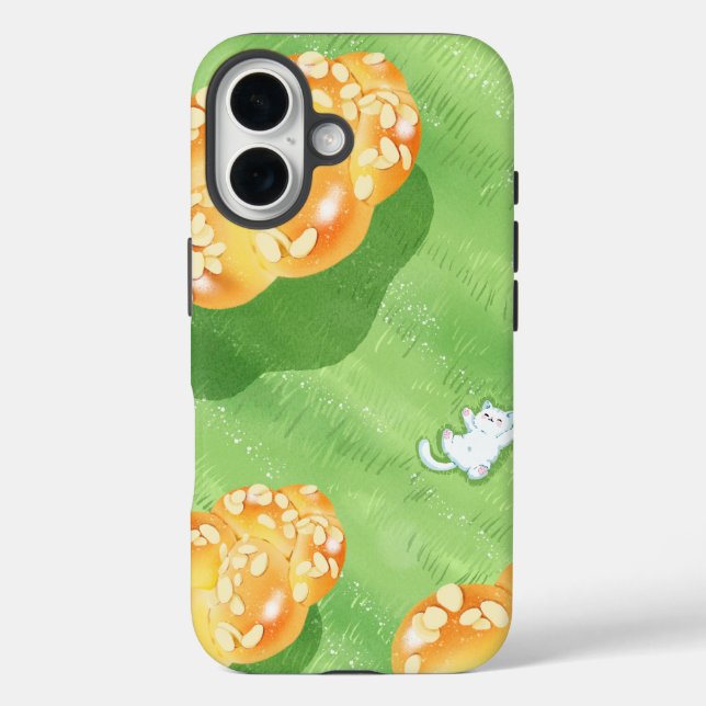 Funda iPhone 16 pan de sol nubes (Reverso )
