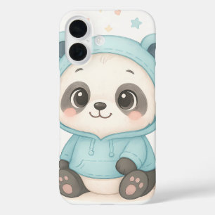 Funda iPhone 16 Panda de bebé adorable