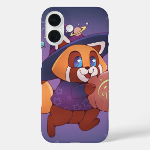 Funda iPhone 16 Panda espacial Halloween
