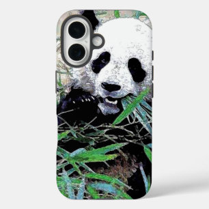 Funda iPhone 16 Panda Pop Art