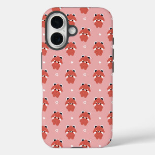 Funda iPhone 16 Panda Rojo Chonky