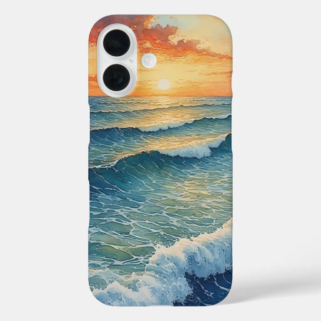 Funda iPhone 16 Panorama Vista del Agua (Reverso )