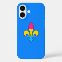 Pansexualidad orgullo fleur-de-lis poco común iPho