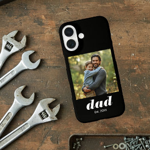 Funda iPhone 16 Papá Estableció el Día del Padre con Fotos