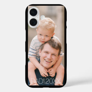 Funda iPhone 16 Papá Estableció Foto Moderna